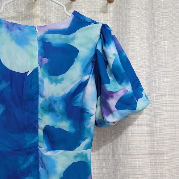 Blue Floral Dress - Picture 11 of 16